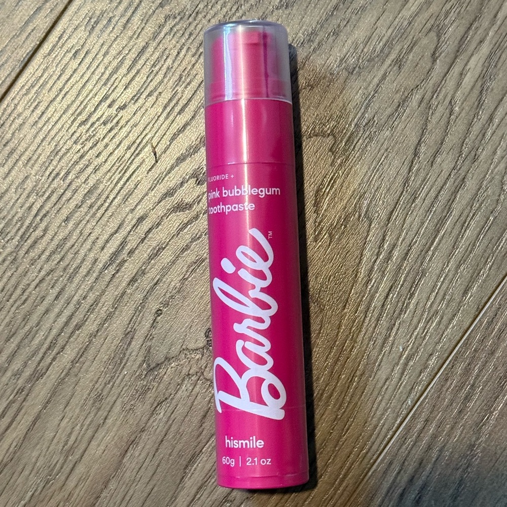 Barbie Hismile Bubble Gum Flavoured Toothpaste, NWT